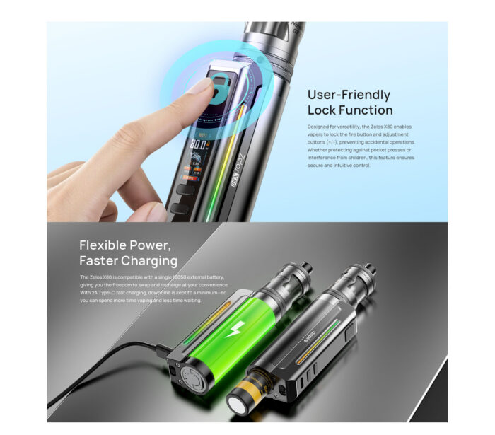 Kit Zelos X80 80W + Nautilus GT II - Aspire – Image 7