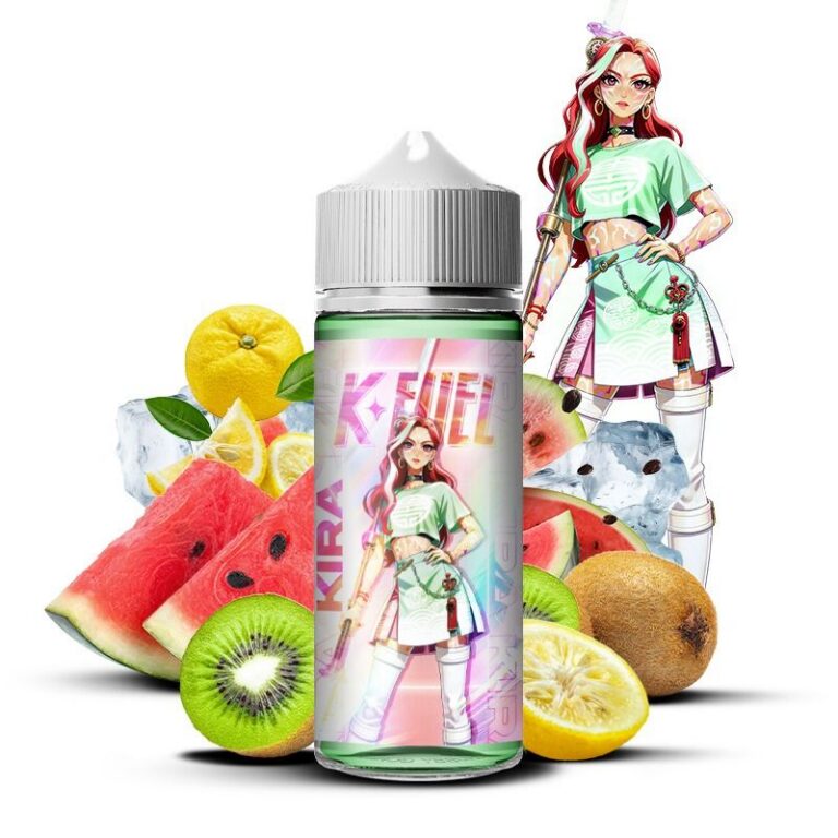 Kira 100ml e-liquide pastèque kiwi yuzu