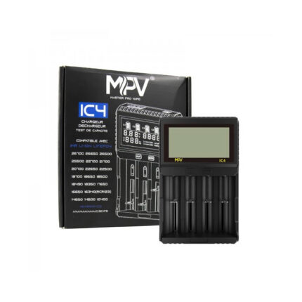 Chargeur accus Li-Ion NiMH 10440-26650 écran TFT USB-C 4 currents 0.5A-2A