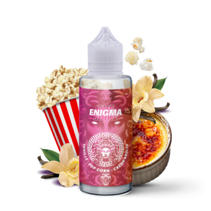 Enigma 100ml e-liquide vanille pop-corn crème brûlée