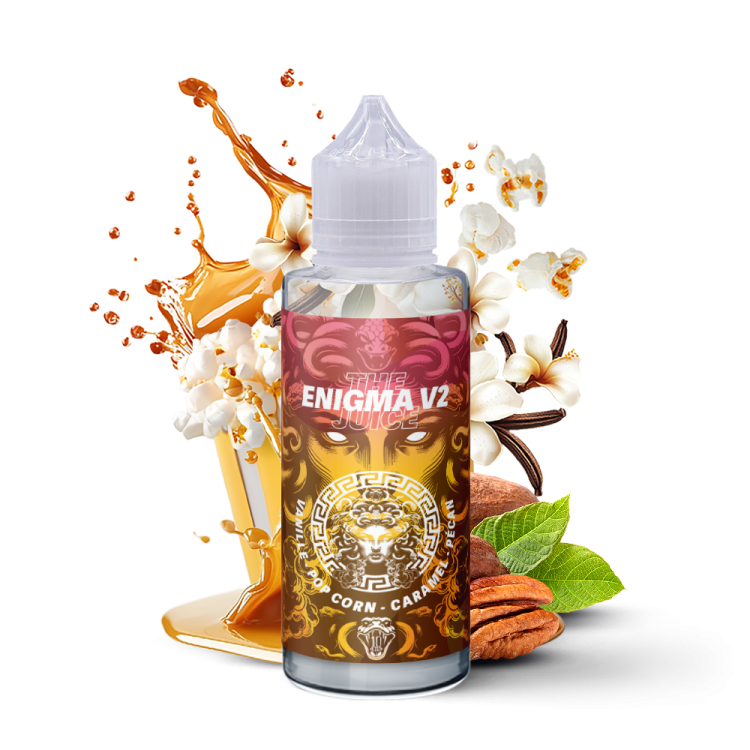 Enigma V2 100ml e-liquide vanille caramel pécan