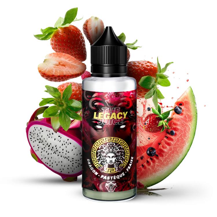 Legacy 100ml e-liquide fruit du dragon pastèque fraise