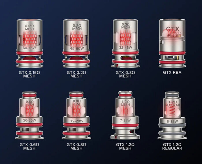 pour vape DL, RDL ou MTL selon la valeur choisie