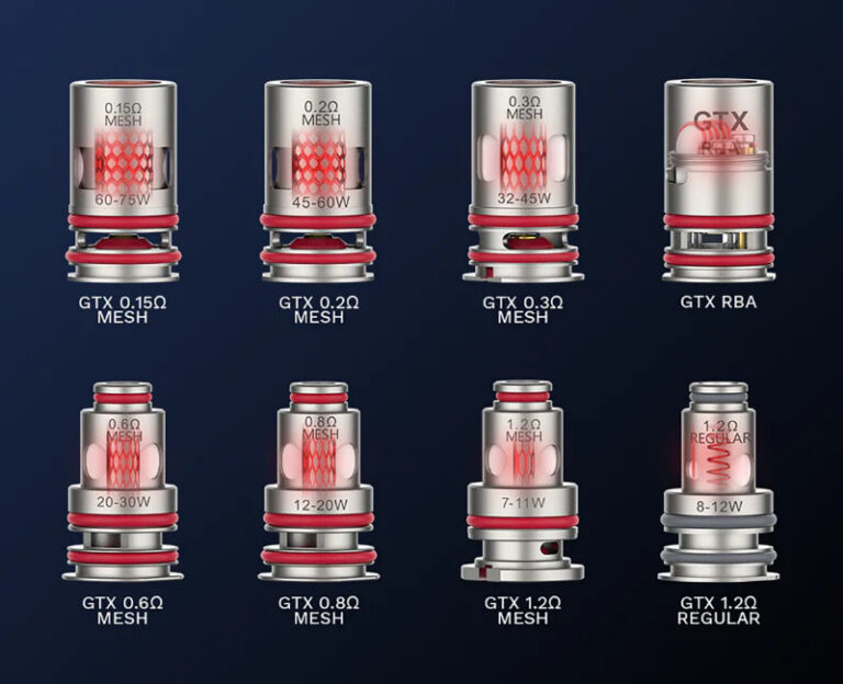 pour vape DL, RDL ou MTL selon la valeur choisie