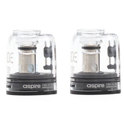 Cartouches Fluffi Dual Mesh Aspire 3,5 ml en pack de 2 pour vape DL et RDL