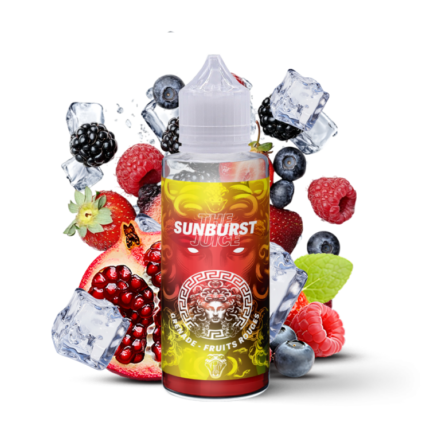 Sunburst 100ml e-liquide fruits rouges grenade