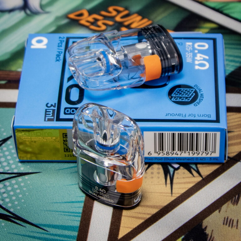 Cartouches Pixo Dual Mesh Aspire 3 ml en pack de 2 pour vape RDL