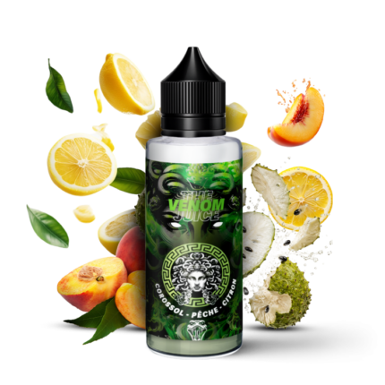 Venom 100ml e-liquide corossol pêche citron
