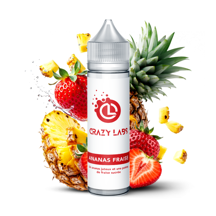 Ananas Fraise 50ml e-liquide fraise ananas