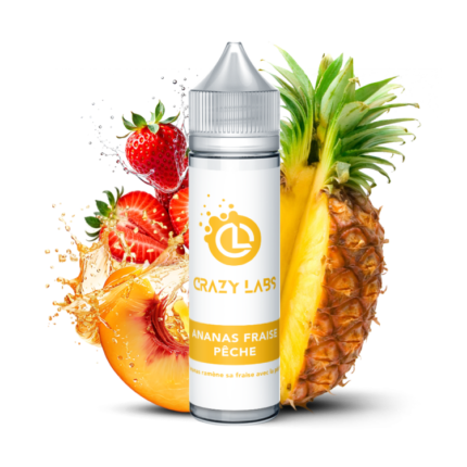 Ananas Fraise Pêche 50ml e-liquide ananas fraise pêche