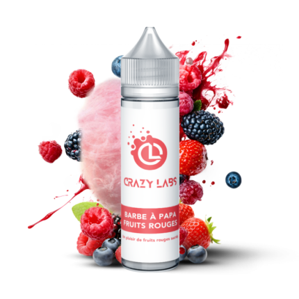 Barbe à Papa Fruits Rouges 50ml e-liquide barbe à papa fruits rouges
