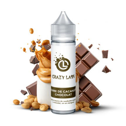 Beurre de Cacahuète Chocolat 50ml e-liquide gourmand