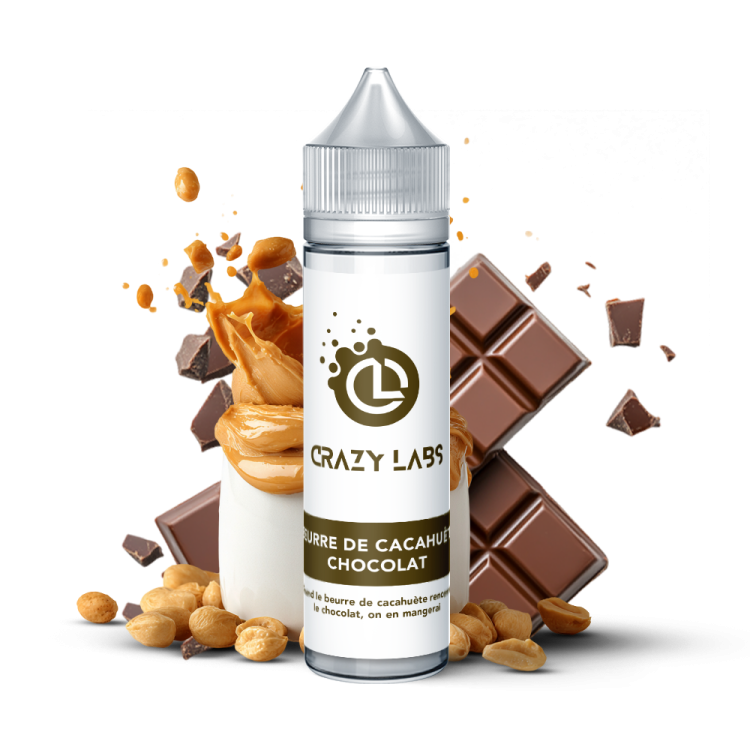 Beurre de Cacahuète Chocolat 50ml e-liquide gourmand