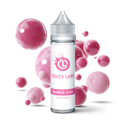 Bubble Gum 50ml e-liquide chewing-gum rose