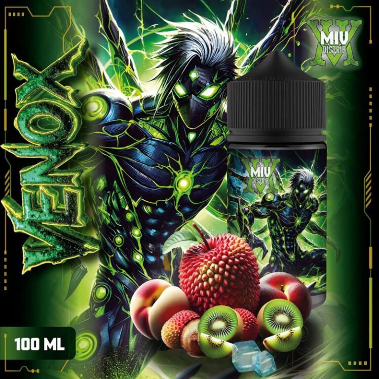 Miv Distrib Venox 100ml e-liquide pêche blanche arbouse kiwi
