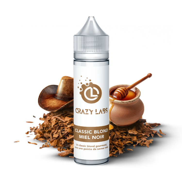 Classic Blond Miel Noir 50ml e-liquide tabac et miel