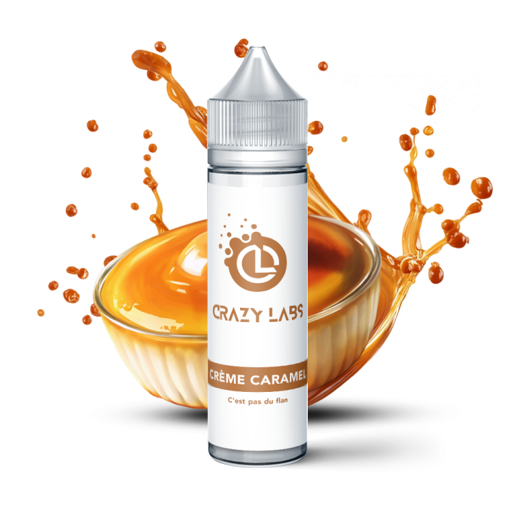 Crème Caramel 50ml e-liquide dessert gourmand