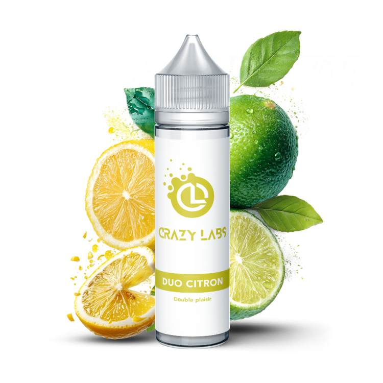 Duo Citron 50ml e-liquide citron jaune et vert