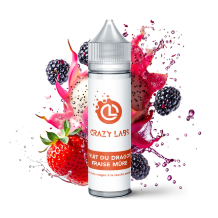 Fruit du Dragon Fraise Mûre 50ml e-liquide exotique
