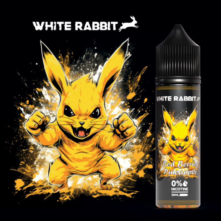 E-liquide White Rabbit saveur fruitée exotique et rafraîchissante