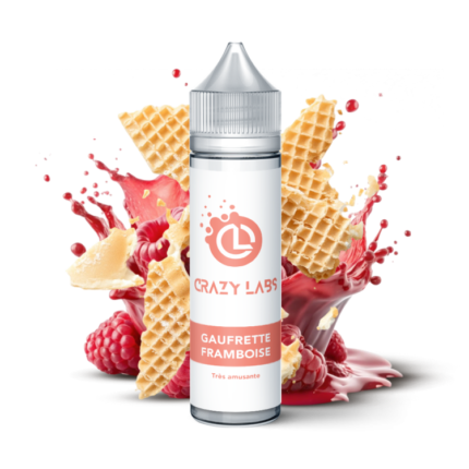 Gaufrette Framboise 50ml e-liquide dessert fruité