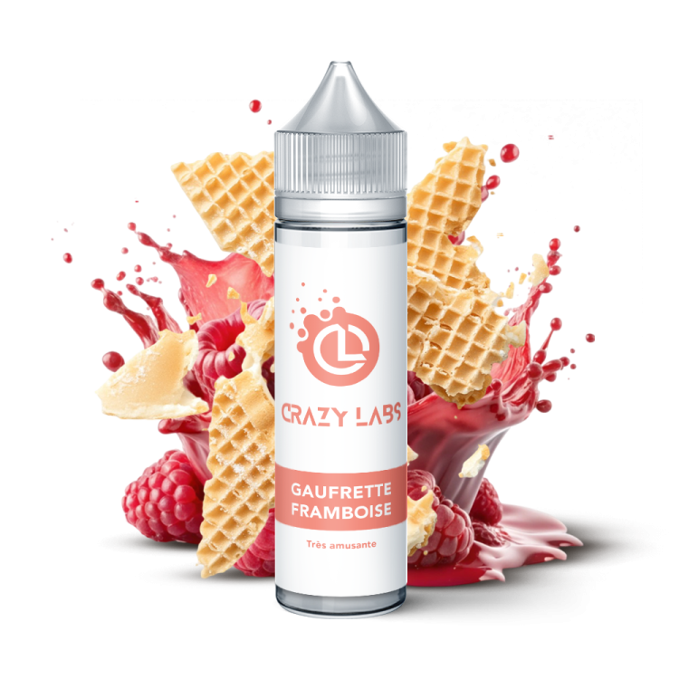 Gaufrette Framboise 50ml e-liquide dessert fruité