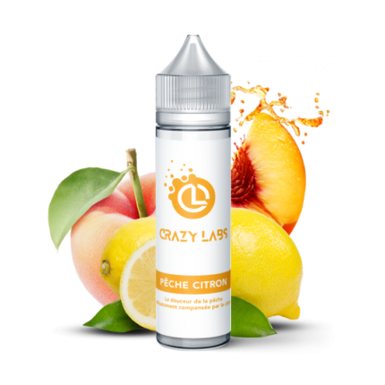 Pêche Citron 50ml e-liquide fruité acidulé