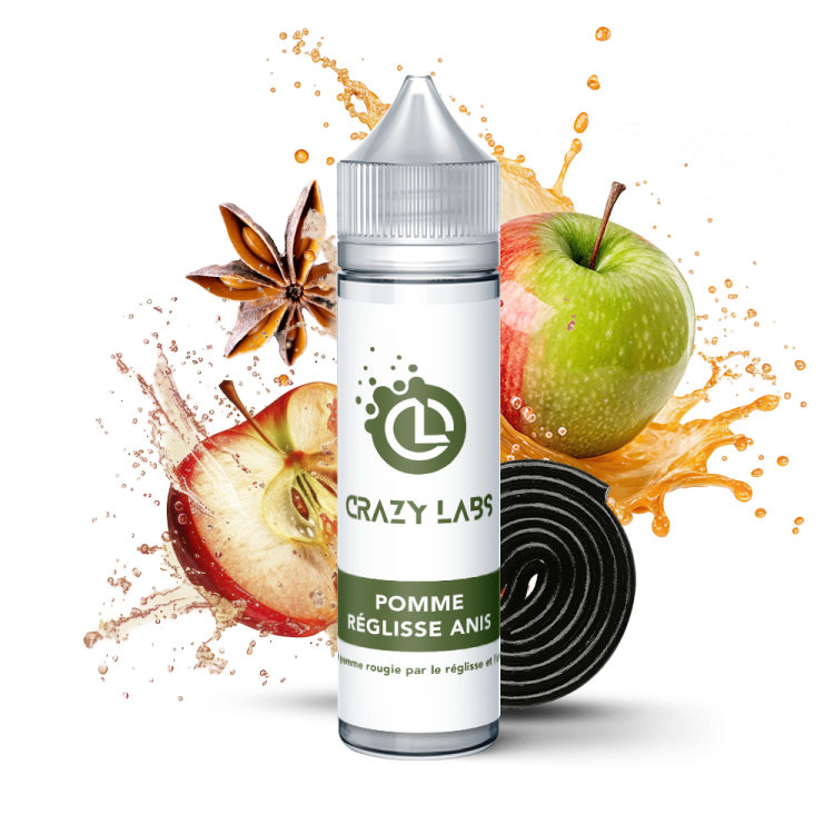 Pomme Réglisse Anis 50ml e-liquide original