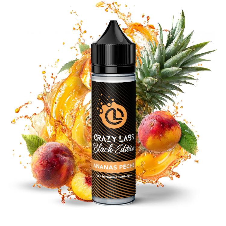 Ananas Pêche 50ml e-liquide fruité