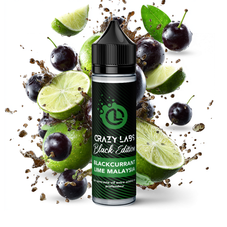 Blackcurrant Lime Malaysia 50ml e-liquide frais