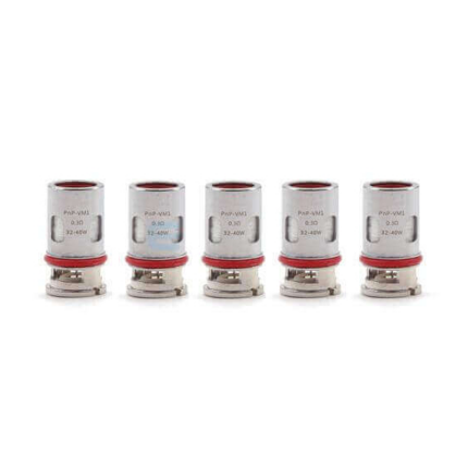Résistances PnP Voopoo mesh en pack de 5 pour vape DL, RDL et MTL