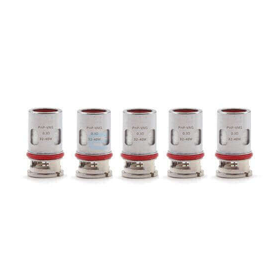 Résistances PnP Voopoo mesh en pack de 5 pour vape DL, RDL et MTL