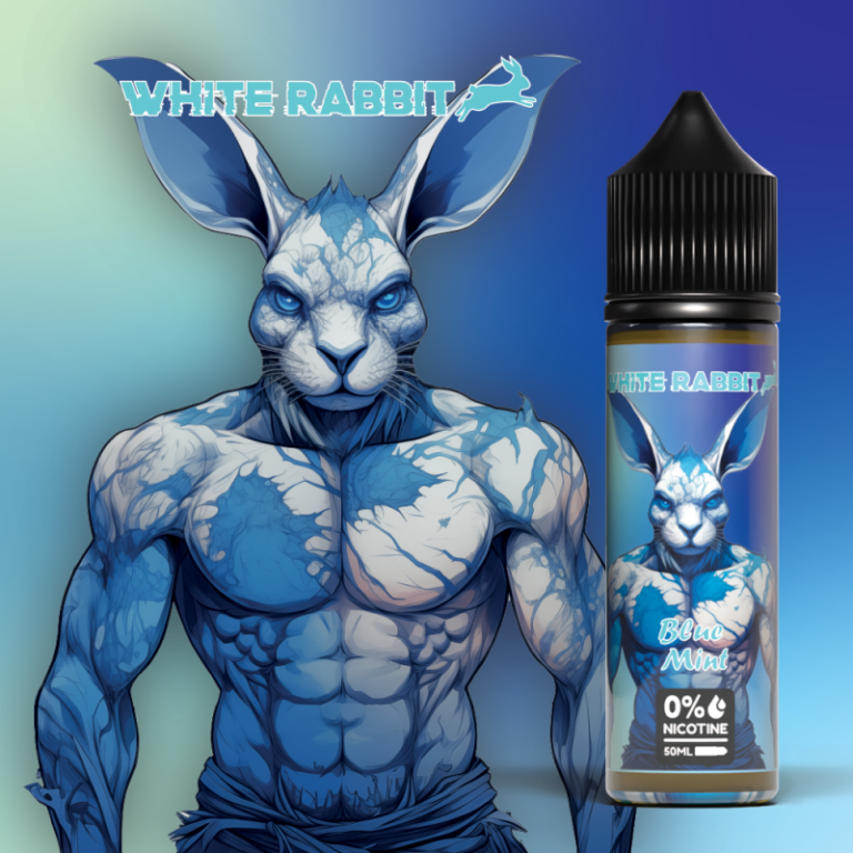 E-liquide White Rabbit saveur fraîche menthe et baies bleues