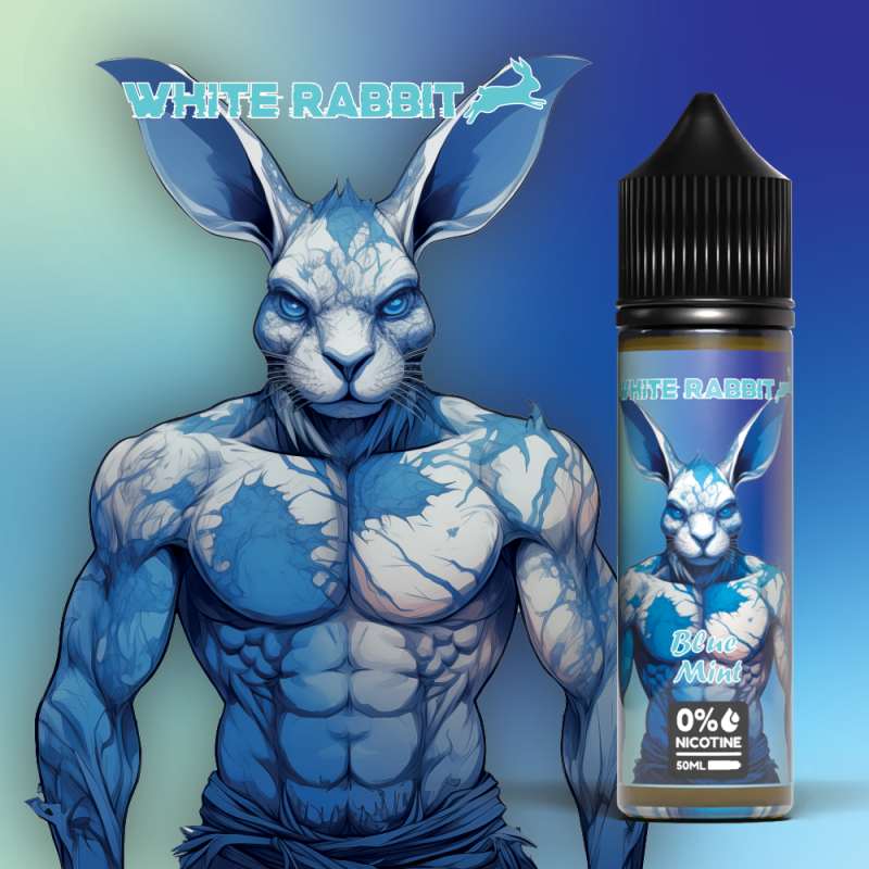 E-liquide White Rabbit saveur fraîche menthe et baies bleues