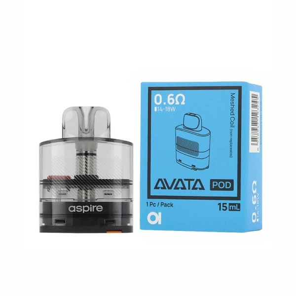 Cartouche Aspire Avata 15 ml vendue à l’unité pour vape RDL et DL