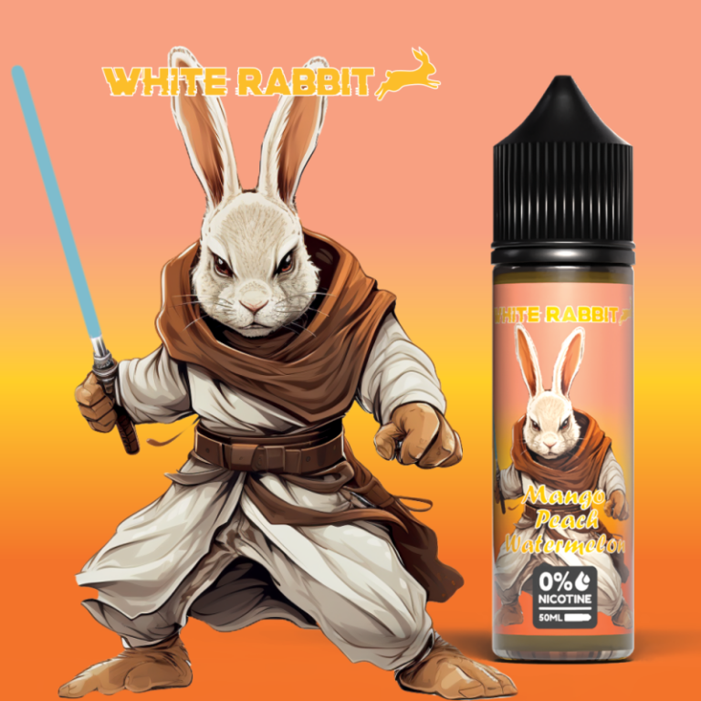 E-liquide White Rabbit saveur fruitée exotique et rafraîchissante