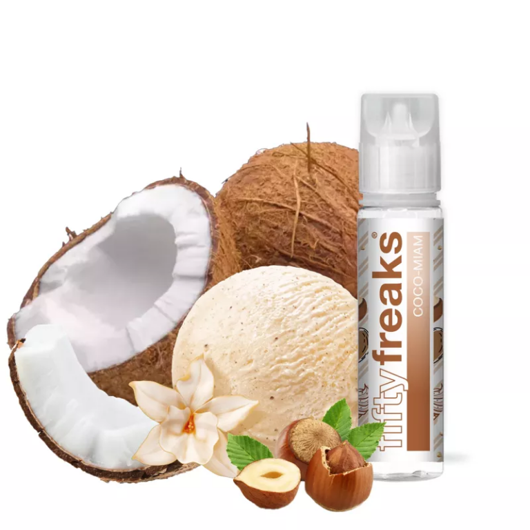 Coco-Miam 50ml e-liquide noix de coco vanille pécan