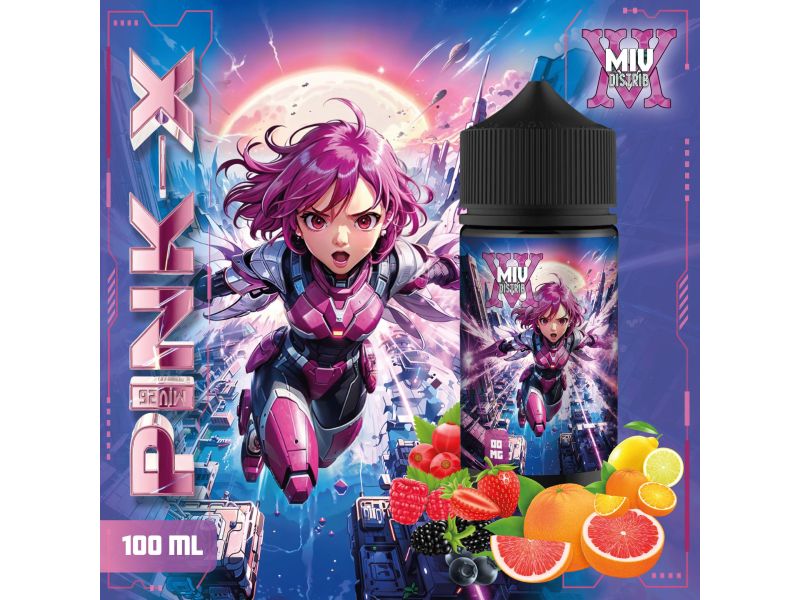 Miv Distrib Pink X 100ml e-liquide pamplemousse fruits rouges fraîcheur