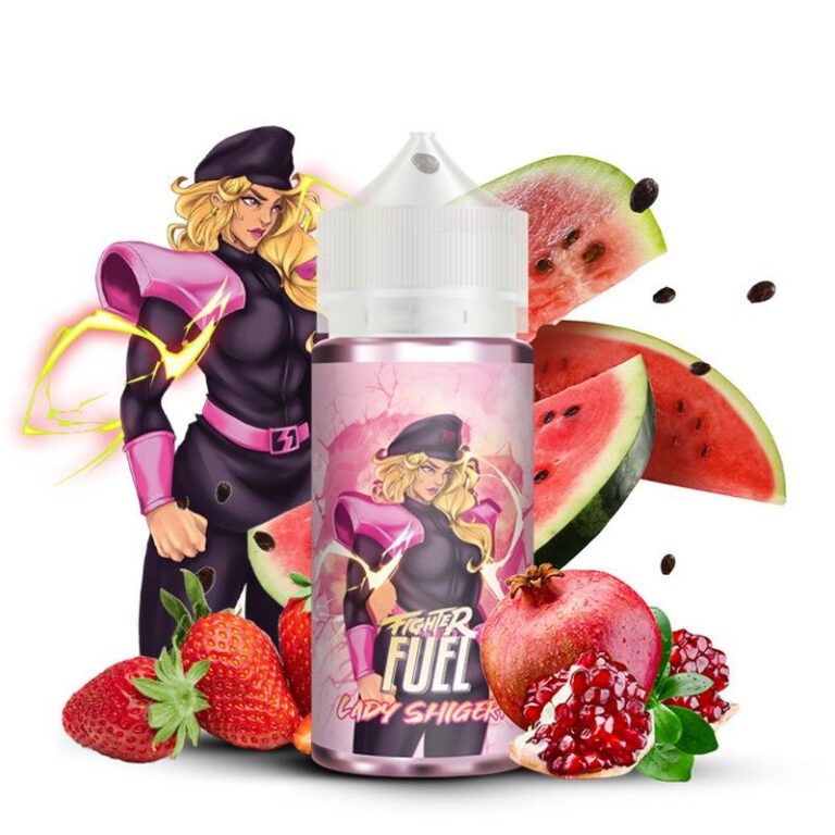 Lady Shigeri 100ml e-liquide fraise grenade pastèque