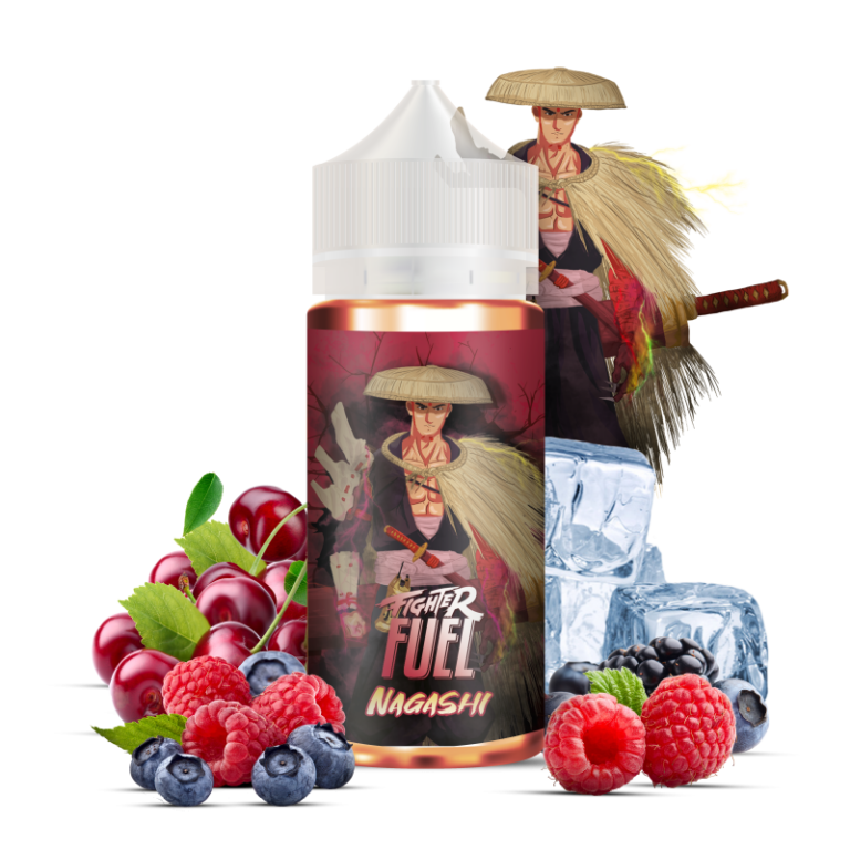 Nagashi 100ml e-liquide cerise fruits rouges