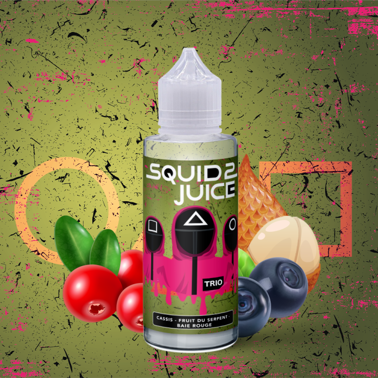 Trio 100ml e-liquide cassis fruit du serpent baies rouges