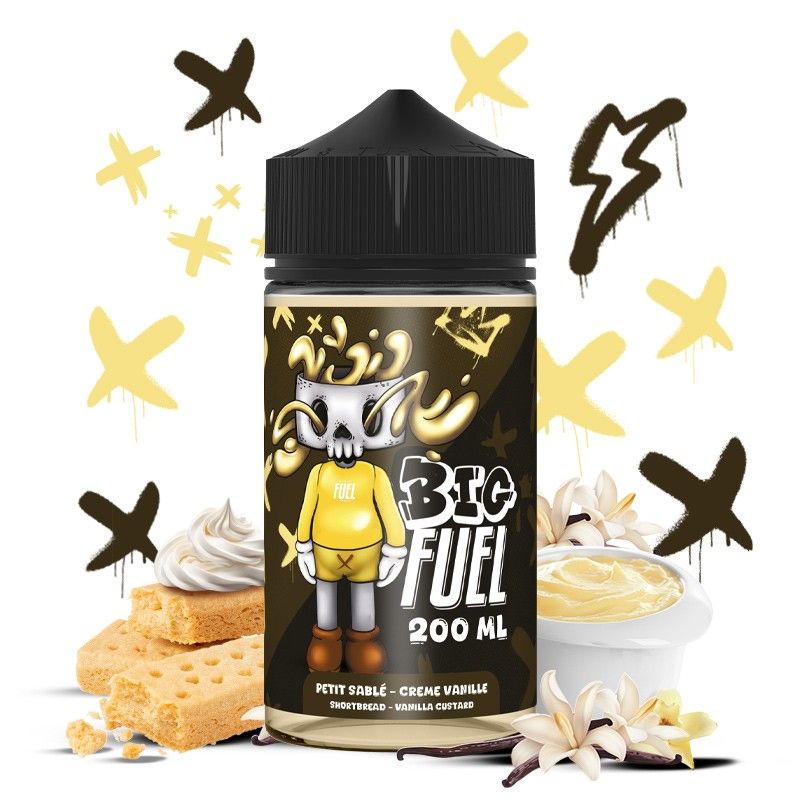 Pack Petit Sablé Crème Vanille 200ml - Big Fuel (Maison Fuel) Pack Petit Sablé Crème Vanille 200ml - Big Fuel (Maison Fuel)
