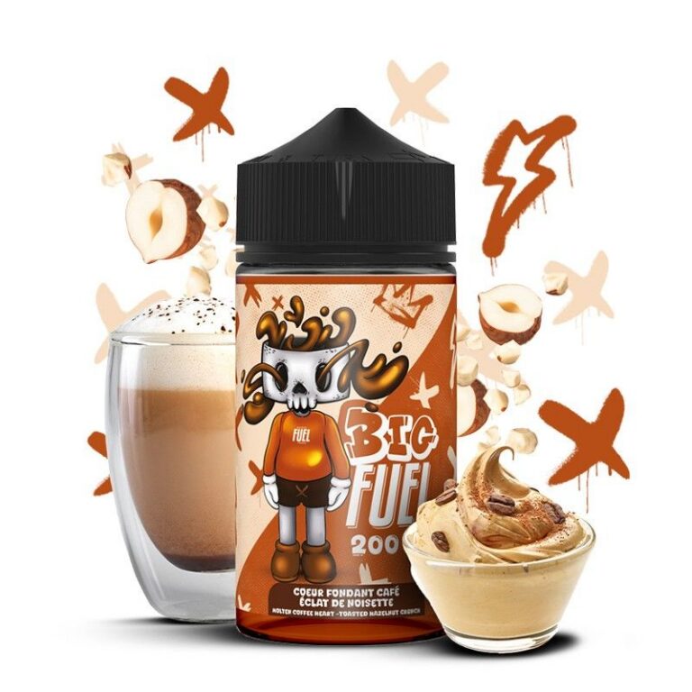 E-liquide Cœur Fondant Café Éclat de Noisette 200ml - Big Fuel (Maison Fuel)