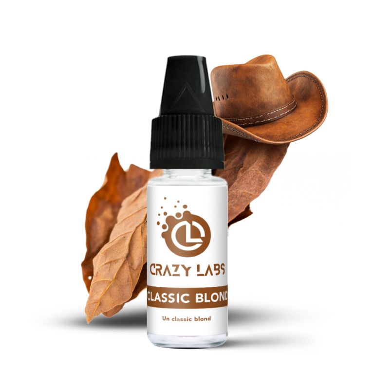 Flacon de e-liquide Classic Blond 10ml de la marque Crazy Labs