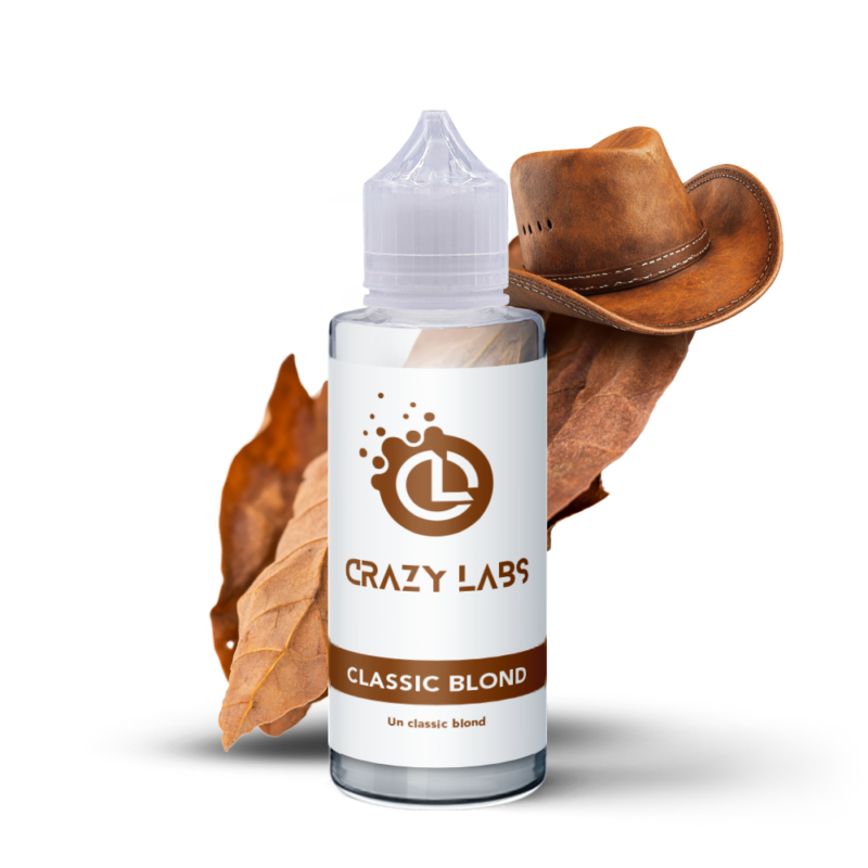 E-liquide Classic Blond 100ml (Flacon 140ml) - Crazy Labs