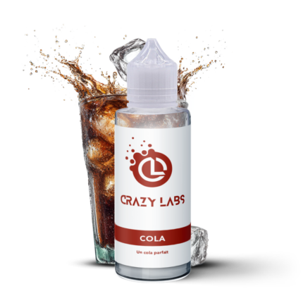 E-liquide Cola 100ml (Flacon 140ml) - Crazy Labs