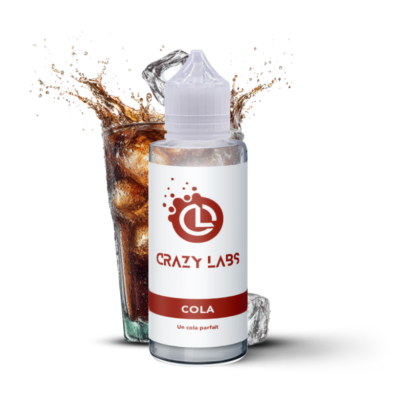E-liquide Cola 100ml (Flacon 140ml) - Crazy Labs