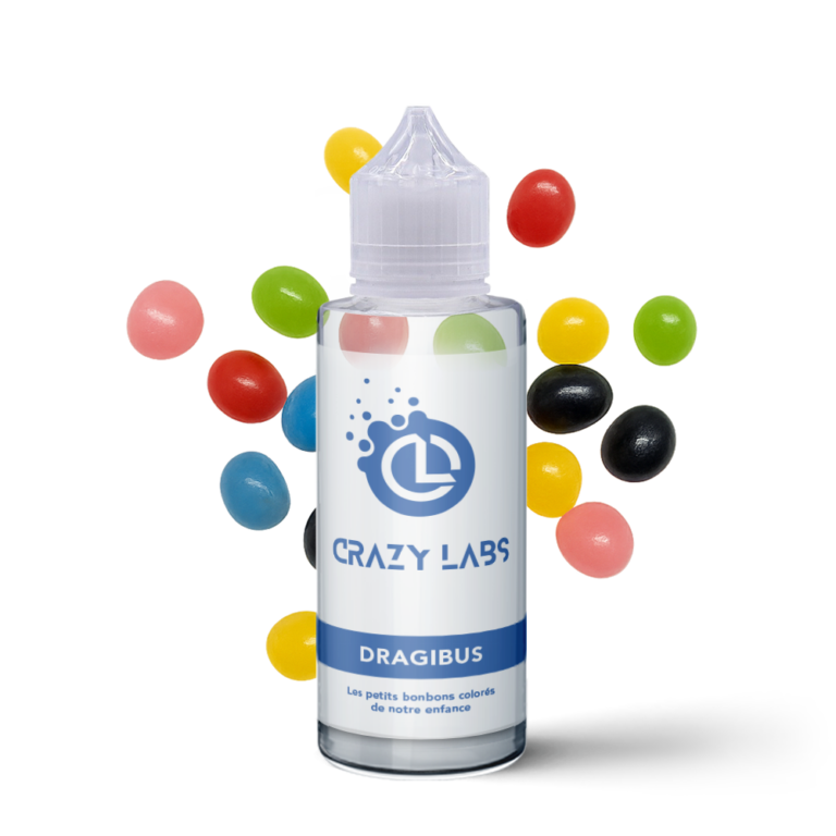 E-liquide Dragibus 100ml (Flacon 140ml) - Crazy Labs
