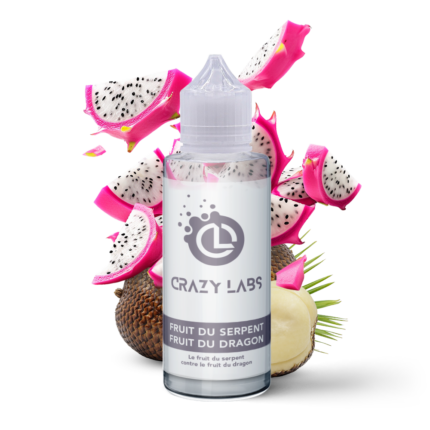 E-liquide Fruit du Serpent Fruit du Dragon 100ml (Flacon 140ml) - Crazy Labs