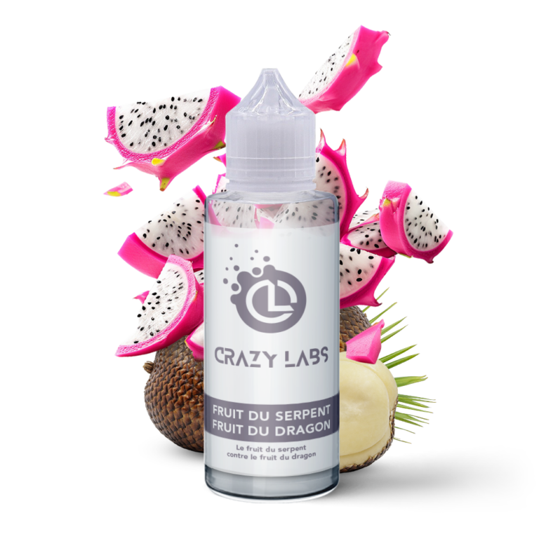 E-liquide Fruit du Serpent Fruit du Dragon 100ml (Flacon 140ml) - Crazy Labs